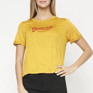 Raggs II Riches mustard yellow California shirt